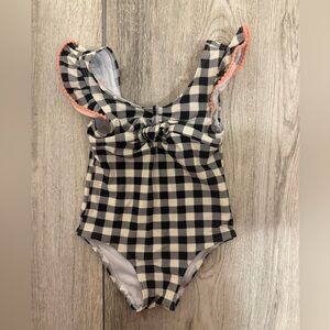Jessica Simpson Kids Black and White Checkered One Piece